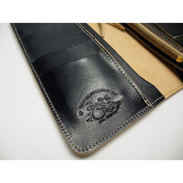 未使用級✨革蛸謹製 ロングウォレット 長財布 レザー かわたこ 本革 革蛸 【未使用】革蛸謹製 台形ロングウォレット フレンチプレミアム