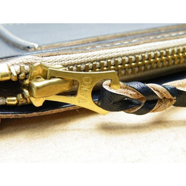 革蛸 【未使用】革蛸謹製 台形ロングウォレット フレンチプレミアム  