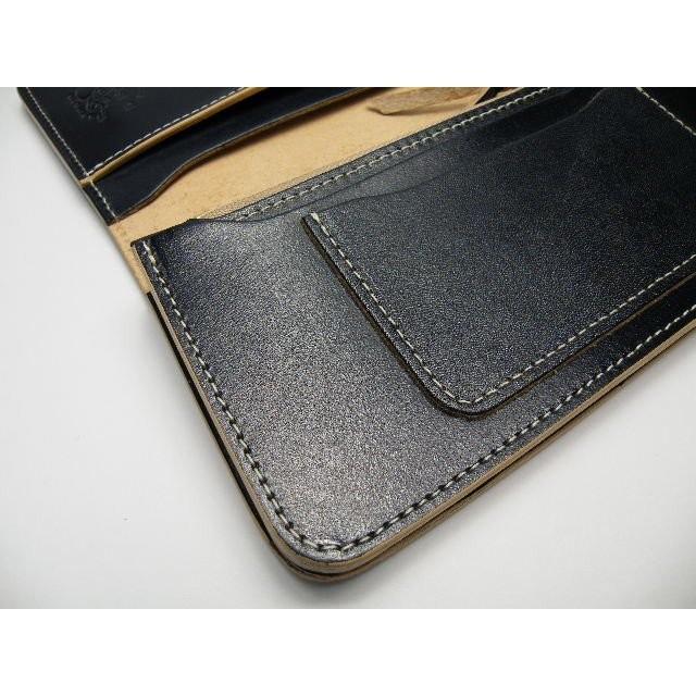 革蛸 【未使用】革蛸謹製 台形ロングウォレット フレンチプレミアム