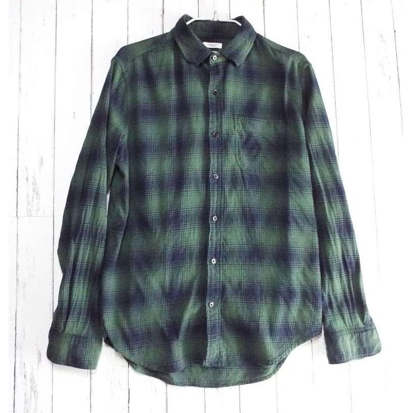 GAP 【GAP】ギャップ STANDARD FIT STRETCH チャック柄 長袖シャツ  