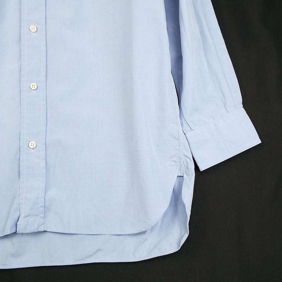 【UNITED ARROWS】ユナイテッドアローズ　日本製　ワイドカラー　長袖シャツ（Ｙシャツ）ブルー｜サイズ：40｜USED｜メンズ｜over30｜04