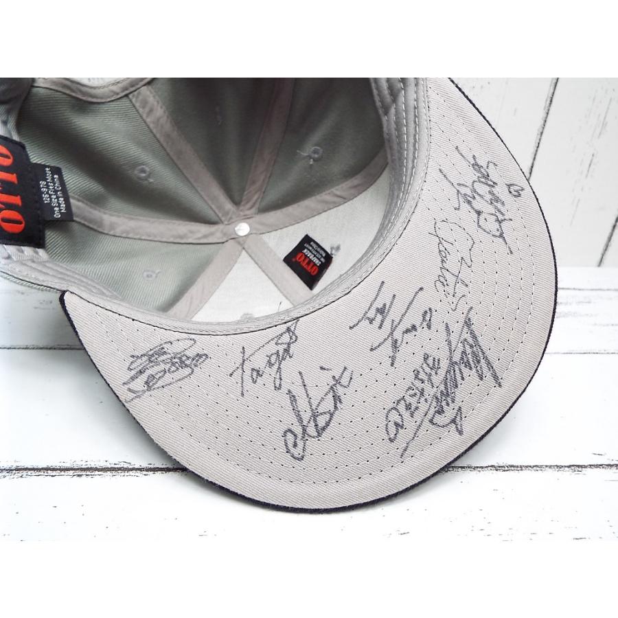 ロックバンド「Re:ply」ファン必見｜新品未使用｜メンバー直筆サイン入り　OTTOCAP（オットー キャップ）フリーサイズ｜グレー＆ブラック_8