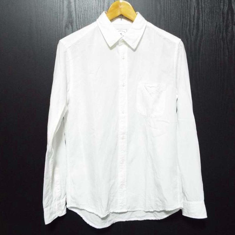 着回しスタイルの定番シャツ Hare ハレ 長袖 シャツ ホワイト サイズ M Used メンズ クールビズ ユニセックス ポイント消化 メンズブランド服を買うなら古着屋over30 通販 Yahoo ショッピング
