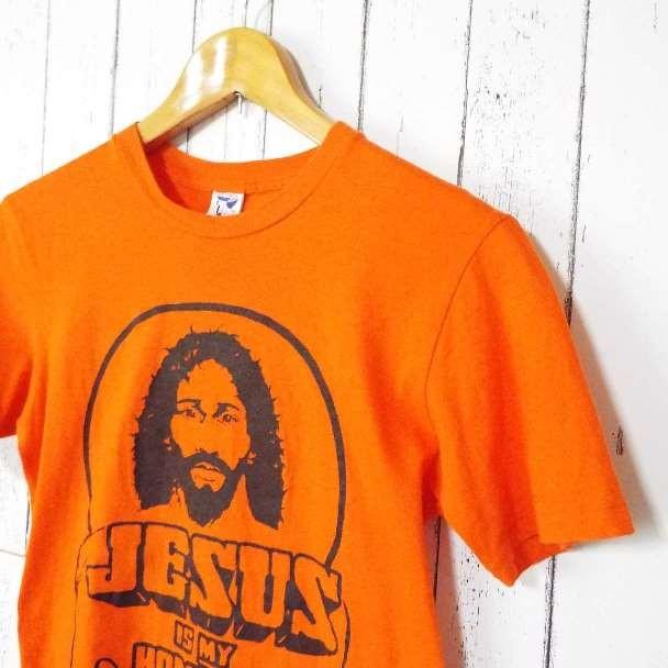 90年代テイスト Teenage Millionaire ティーンエイジミリオネア アメリカ製 Jesus Is My Homeboy 半袖 ｔシャツ オレンジ系 サイズ S Used メンズブランドファッションover30 通販 Yahoo ショッピング