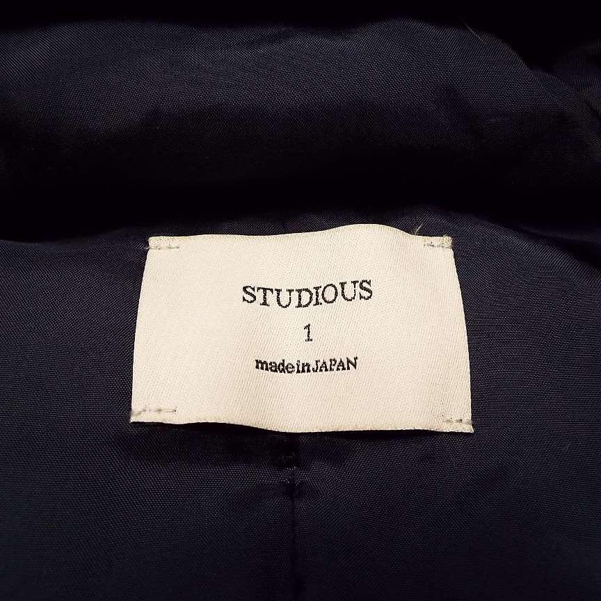 STUDIOUS（ステュディオス） ダウン80% ウールフーデッドダウン