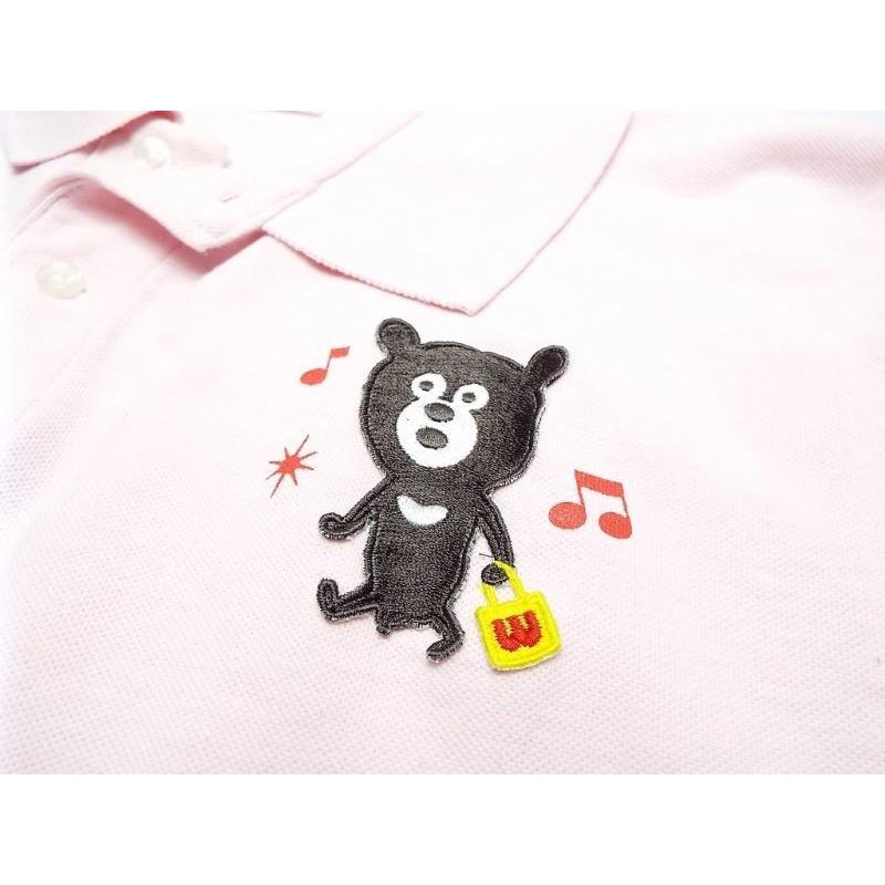 イラストワッペンが可愛い Beams T ビームスティー 鹿の子 クマ くま ワッペン付きポロシャツ サイズ L ピンク系 Used ポイント消化 メンズブランドファッションover30 通販 Yahoo ショッピング