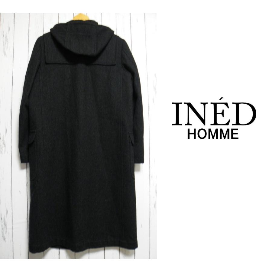 冬の定番 INED HOMME （イネドオム） フード付きダッフルコート