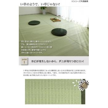洗える PPカーペット 『五木』 江戸間6畳(約261×352cm) 2103006_1