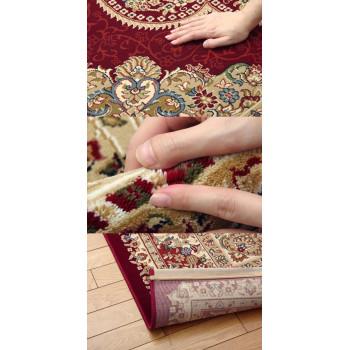トルコ製 ウィルトン織カーペット 『ベルミラ RUG』 ワイン 約80×140cm 2330659_2