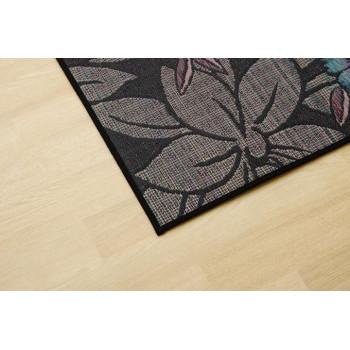純国産 い草玄関マット 『Fなつこ』 ブルー 約70×120cm 8817870_1