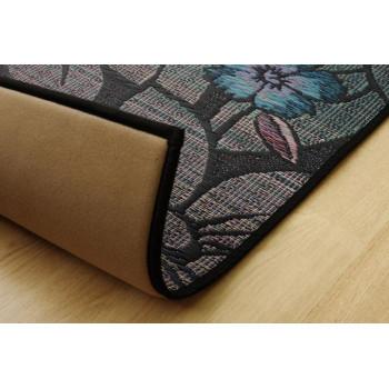 純国産 い草玄関マット 『Fなつこ』 ブルー 約70×120cm 8817870_2