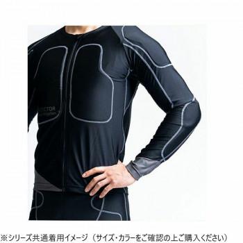SDW-3059A プロテクターインナージャケット サマー (吸水速乾・抗菌) ブラック/レッド XL SDW3059A-XLの画像