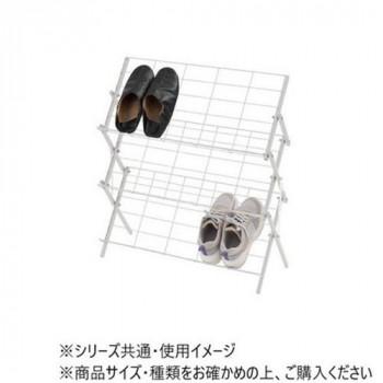 東谷 フォールディングシューズラック ホワイト MIP-68WHの画像