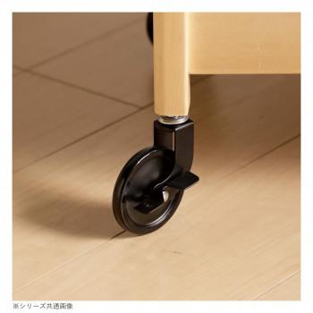 弘益(KOEKI) UTILITY トーレ 木製ワゴン 引き出し付 ナチュラル リバーシブル棚板 TORE3HNA
