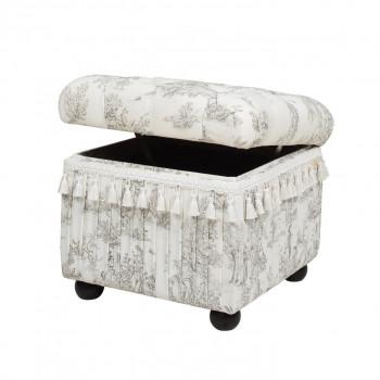 ジェニファーテイラー トワルドジュイ収納付スツール Toile de Jouy 33139ST_2