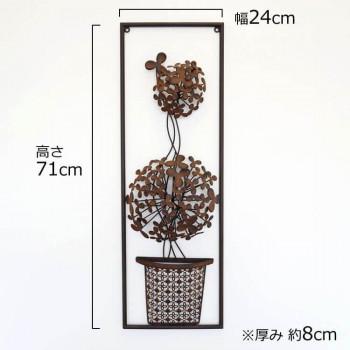 ウォールアートパネル 壁掛け 壁飾り アンティークブラウン 1606IFH002_7