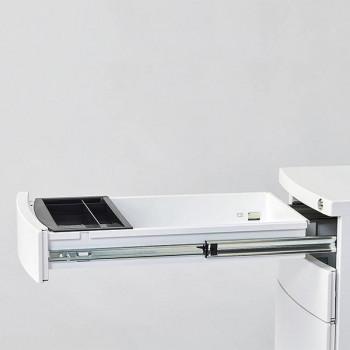 井上金庫販売 オフィス用 スリムワゴン ホワイト SCW-3 WH_3