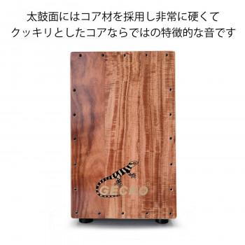 GECKO(ゲッコー)×アーバン通商 カホン ナチュラルウッド タッピング CL10KOA_2