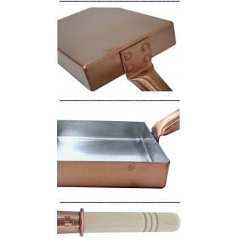 中村銅器製作所 銅製 卵焼き鍋 角型 12cm : オーバーフラッグ - 通販