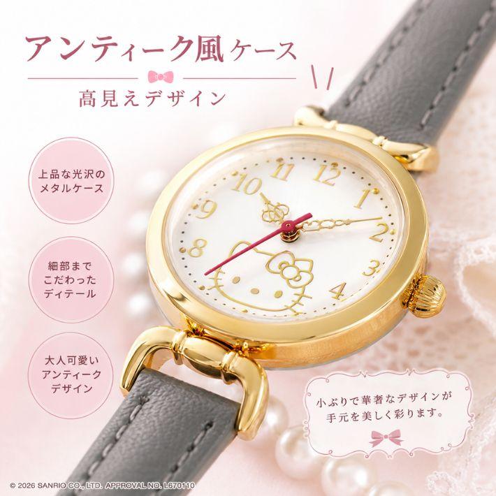 腕時計 レディース サンリオ かわいい 軽量 約20g 細ベルト 韓国風 高
