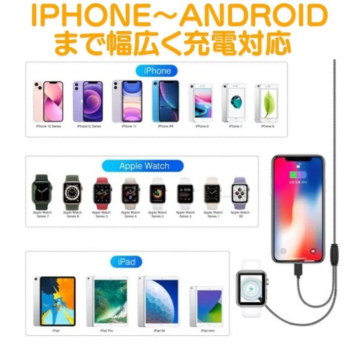 アップルウォッチ 充電器 iphone 15 充電ケーブル タイプc Type アップルウォッチ 充電器 iphone 15 充電ケーブル タイプc Type