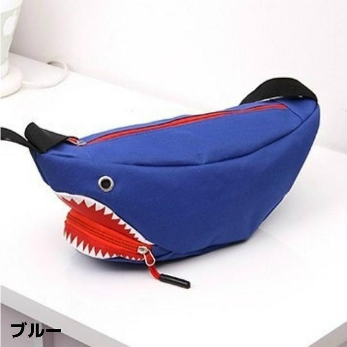 サメ型ボディバッグ 青【かばんばか】 2026年7月再販予定】サメバッグ | かばんばか