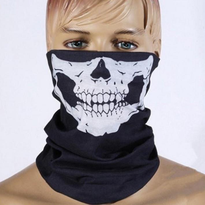 スカル フェイスマスク ネックウォーマー防寒 防風 風除け 登山 秋冬