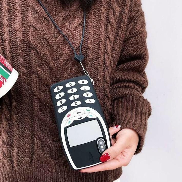 レトロ デザイン 携帯 シリコン iPhone ケース iPhoneXs