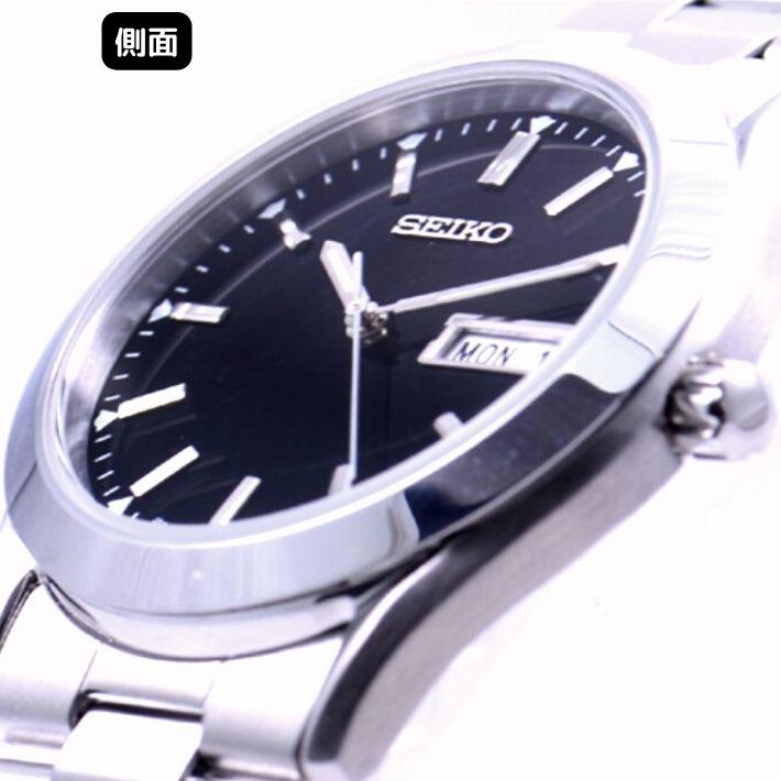 SEIKO セイコー スピリットSCDC085 クオーツ ブラック文字盤 動作品 SEIKO - SEIKO 腕時計 SPIRIT スピリット クオーツ SCDC085