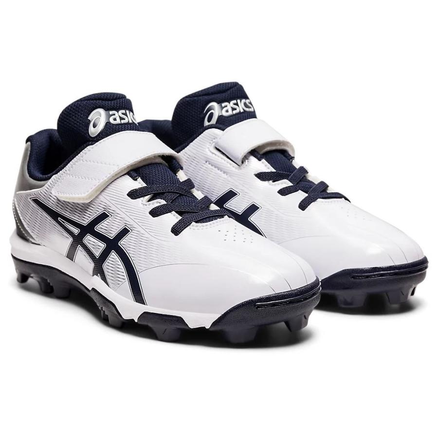 アシックス asics 1124A008 STAR SHINE S 2 FWベースボール シューズ(キッズ) ホワイト/ネイビー｜overfrag-shop｜02