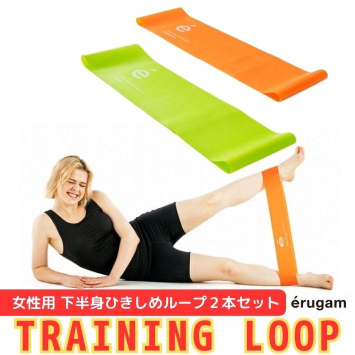 フィットネスチューブ　エクササイズバンド　2本 トレーニングチューブ 2本セット エクササイズバンド ビリーバンド 筋