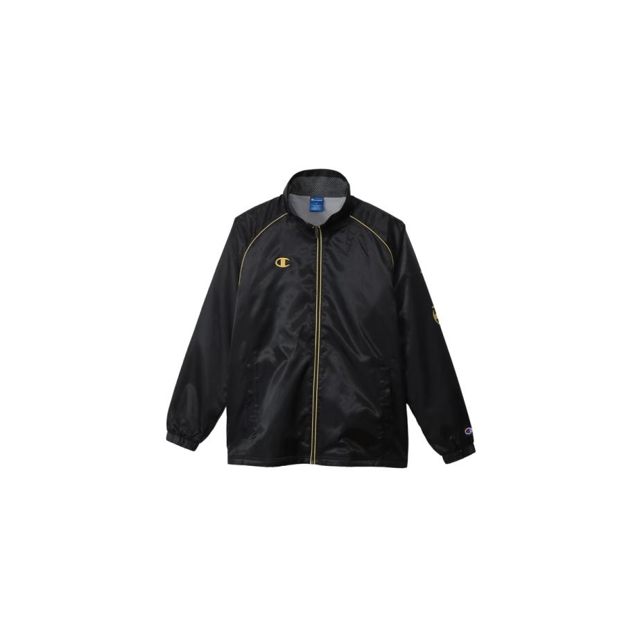 ヘインズ HANES C3-YSC16 WIND BREAKER JAC ATHLETIC WEAR OUTER ブラックXゴールド｜overfrag-shop｜09