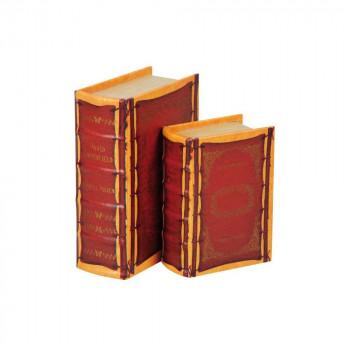 ブック型収納ボックス BOOK BOX 2個セット 28269 : オーバーフラッグ