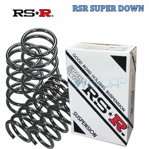 RSR - 【1台分前後仕かける】 T935S SUPER DOWN ダウンサス トヨタ ヴォクシー ZRR85W 2014/1〜 3ZR-FAE 2000 NA 4WD