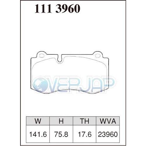 P1113960 / 1153335 DIXCEL Premium ブレーキパッド 1台分セット ベンツ W221 221073 S550 BLUE EFFICIENCY AMG Sport Package 除く｜overjap2｜02