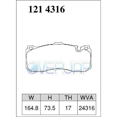 DIXCEL - Z1214316 / 1254315 Z印字機 うち切りパッド 1台分仕かける BMW E90 BMW PERFORMANCE BRAKE 後付うち切り一揃いの道具330i用 6POT
