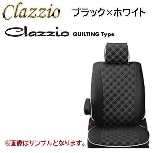 EH-2006 ブラック×ホワイト Clazzio QUILTING Type シートカバー 