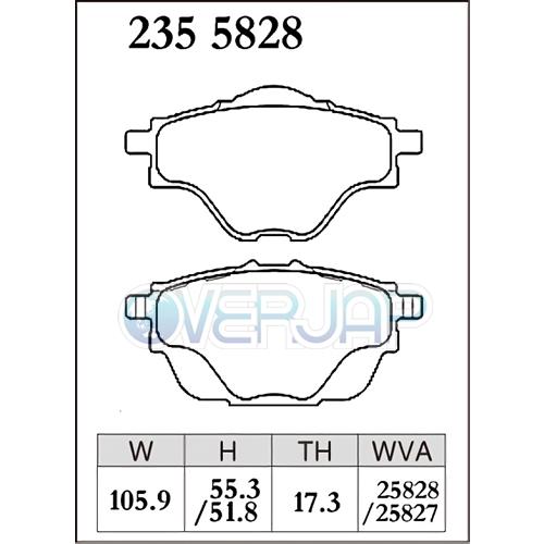 DIXCEL（ディクセル） P2316588 / 2355828 DIXCEL Premium ブレーキ