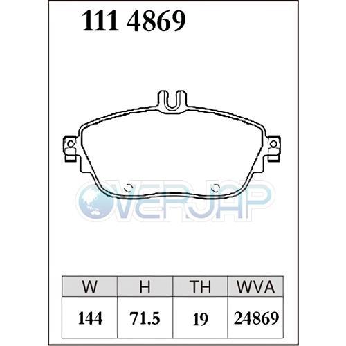 DIXCEL（ディクセル） P1114869 / 1154848 DIXCEL プレミアム ブレーキ