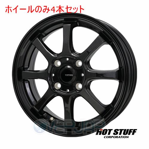 12インチ4-100 G.Speed G-08メタリックブラック ホイール4本 4本セット HOT STUFF G.speed G08 メタリックブラック (MBK) 12インチ