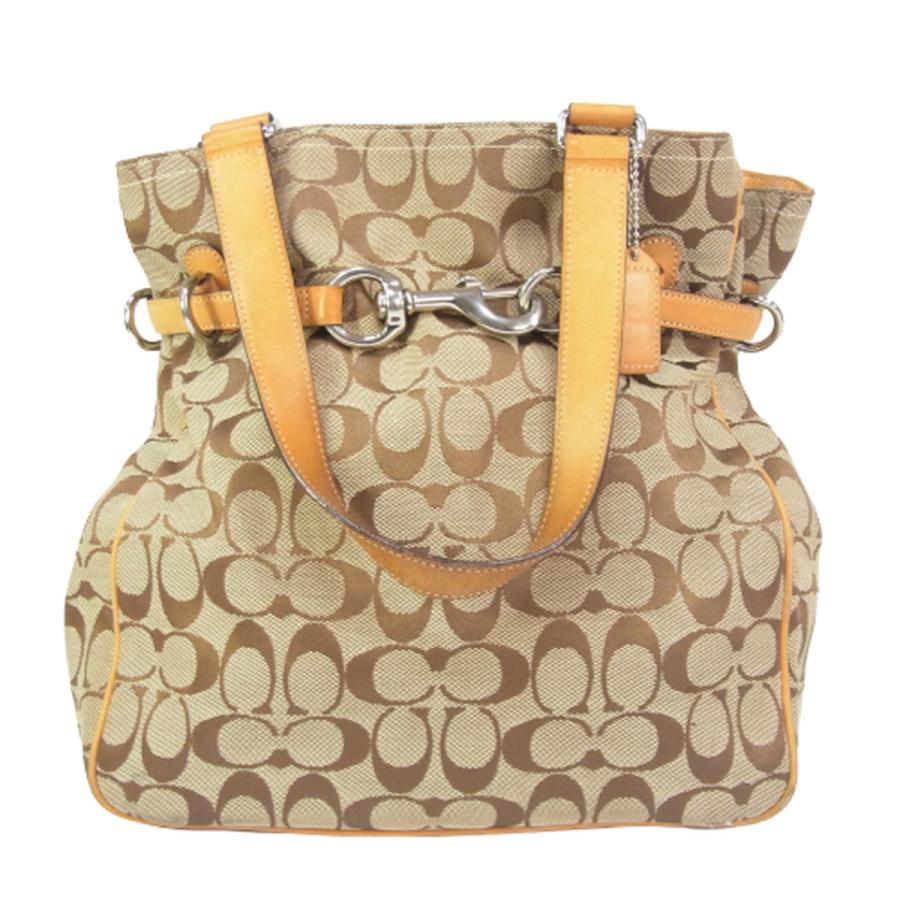 中古 Coach コーチ トートバッグ シグネチャー ハンドバッグ K3j 6352 メンズ レディース Overlap Marcydorn 通販 Yahoo ショッピング