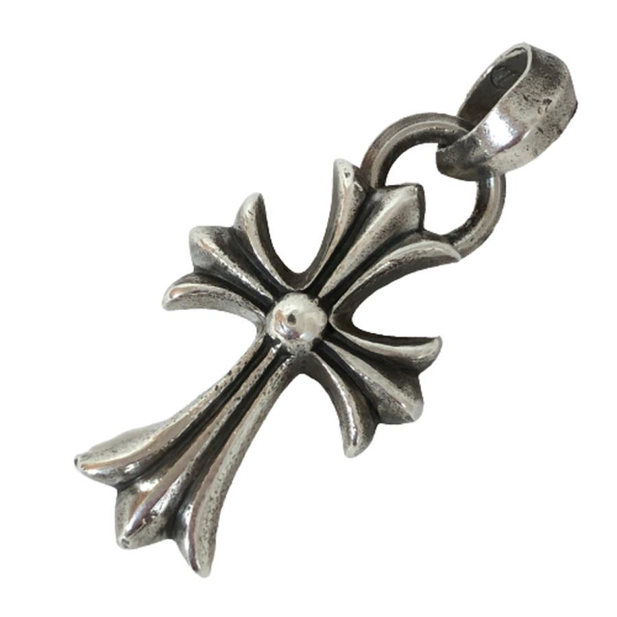 新発売の Small ベイル スモール ペンダント Chクロス ネックレス Hearts Chrome 中古 クロムハーツ 09月24日新入荷 Ch メンズ シルバー トップ チャーム Cross W Bale Sm Crs メンズアクセサリー