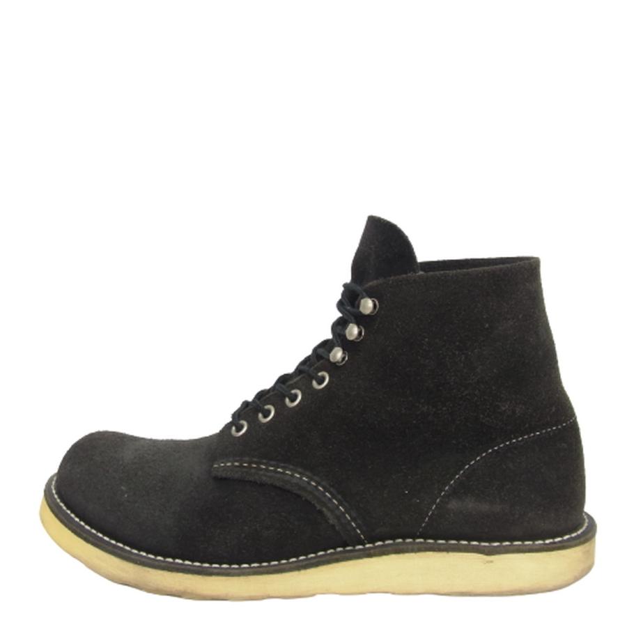 中古 Red Wing レッドウィング 8174 プレーントゥ 黒 スエード ラウンドトゥ ブラック スウェード 9d 27cm レッドウイング 10年製 現行 羽タグ メンズ Overlap Marcydorn 通販 Yahoo ショッピング