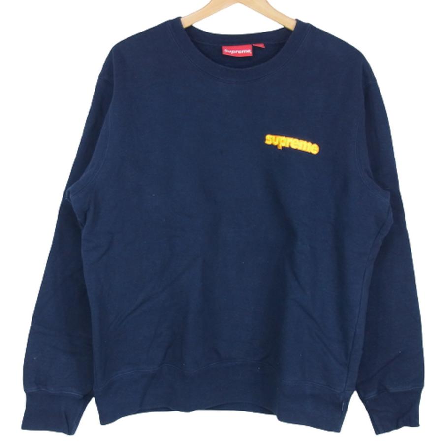 中古 Supreme シュプリーム クルーネック スウェット Connect Crewneck Sweatshirt コネクト M 紺 ネイビー Navy スエット メンズ レディース Overlap Marcydorn 通販 Yahoo ショッピング