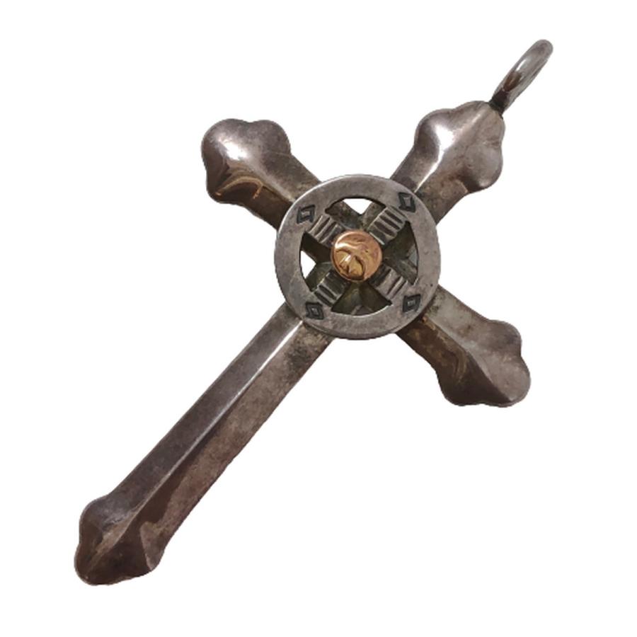 【中古】goro's ゴローズ K18付SVホイールクロス 金メタル メディスンホイル :2109030111:オーバーラップヤフー店 - 通販 -  Yahoo!ショッピング