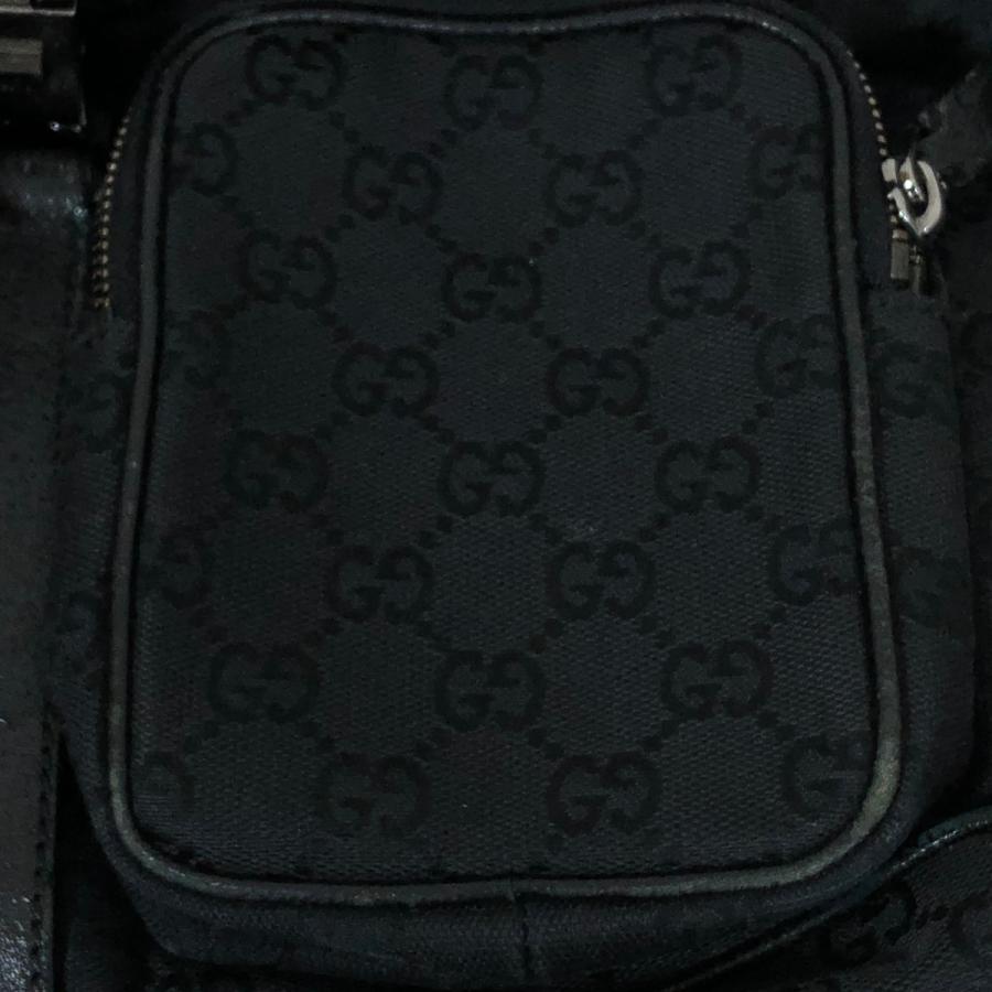 【中古】GUCCI グッチ GGキャンバス ジャッキー リュック バックパック 114552 (0024004) GG柄 黒 ブラック ITALY｜overlap｜05