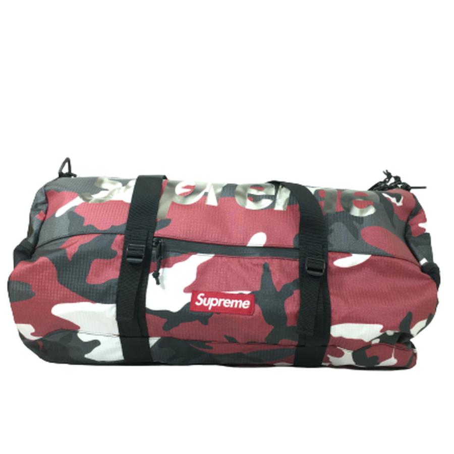 中古】【良品】Supreme シュプリーム 21SS Duffle Bag Red Camo