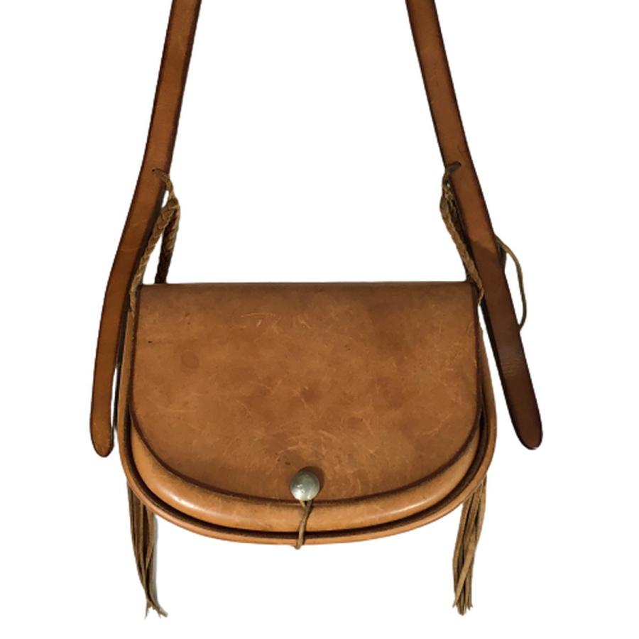 goros ゴローズバケットバッグサドルレザー