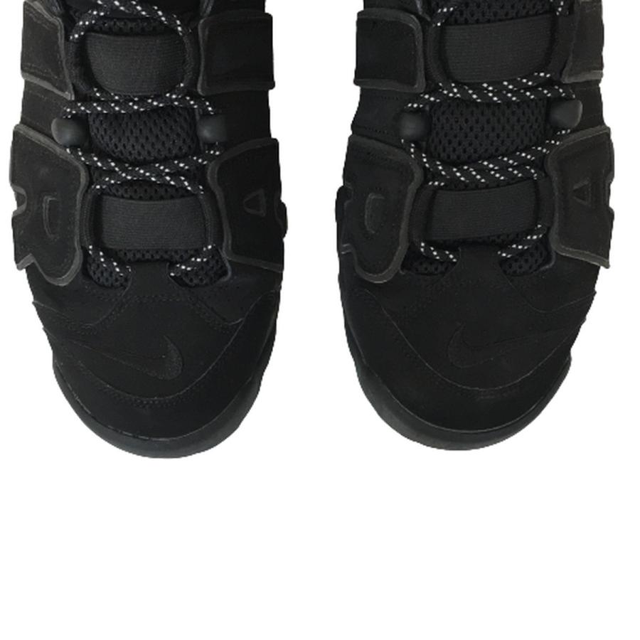 中古】ナイキ NIKE AIR MORE UPTEMPO TRIPLE BLACK エアモアアップ  