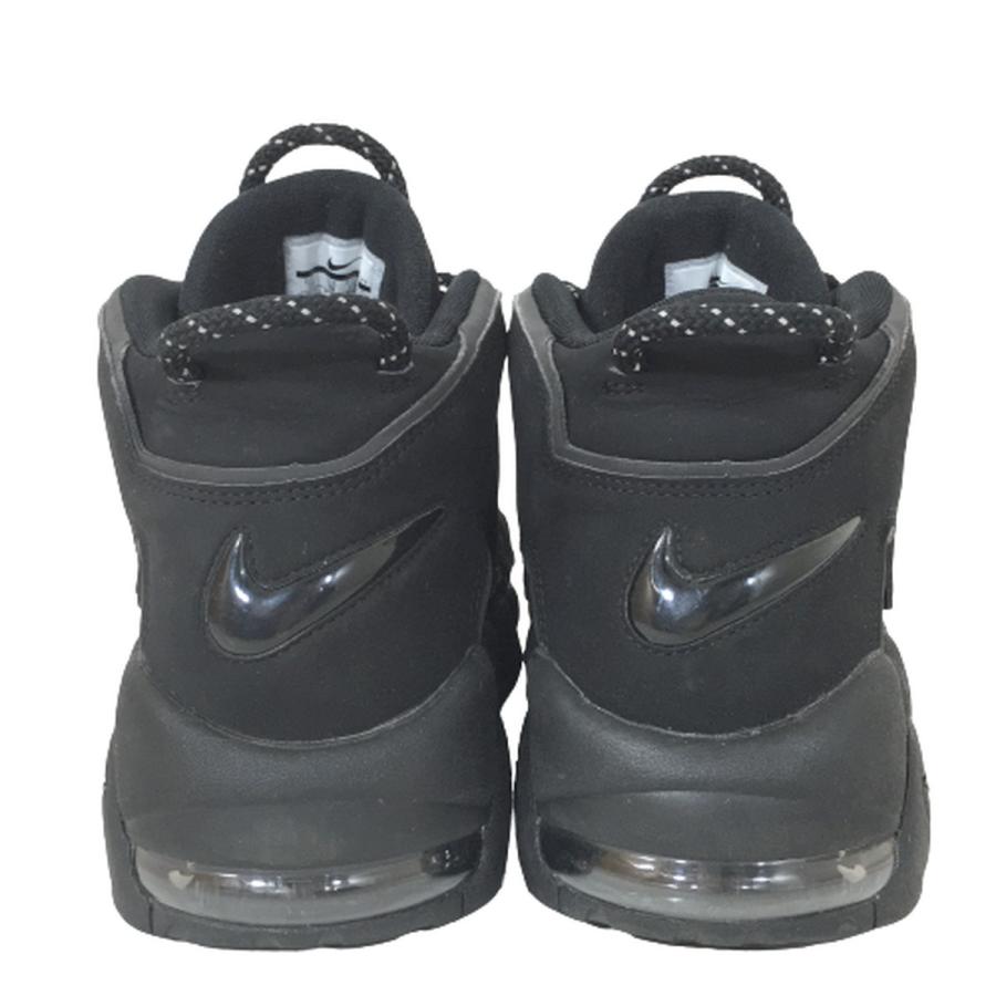 中古】ナイキ NIKE AIR MORE UPTEMPO TRIPLE BLACK エアモアアップ  